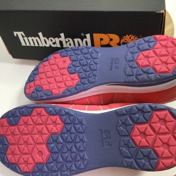 Timberland Womans PRO Overdrive Composite Sneakers Safety Toe Pink Size US 9 NWB - Picture 8 of 13